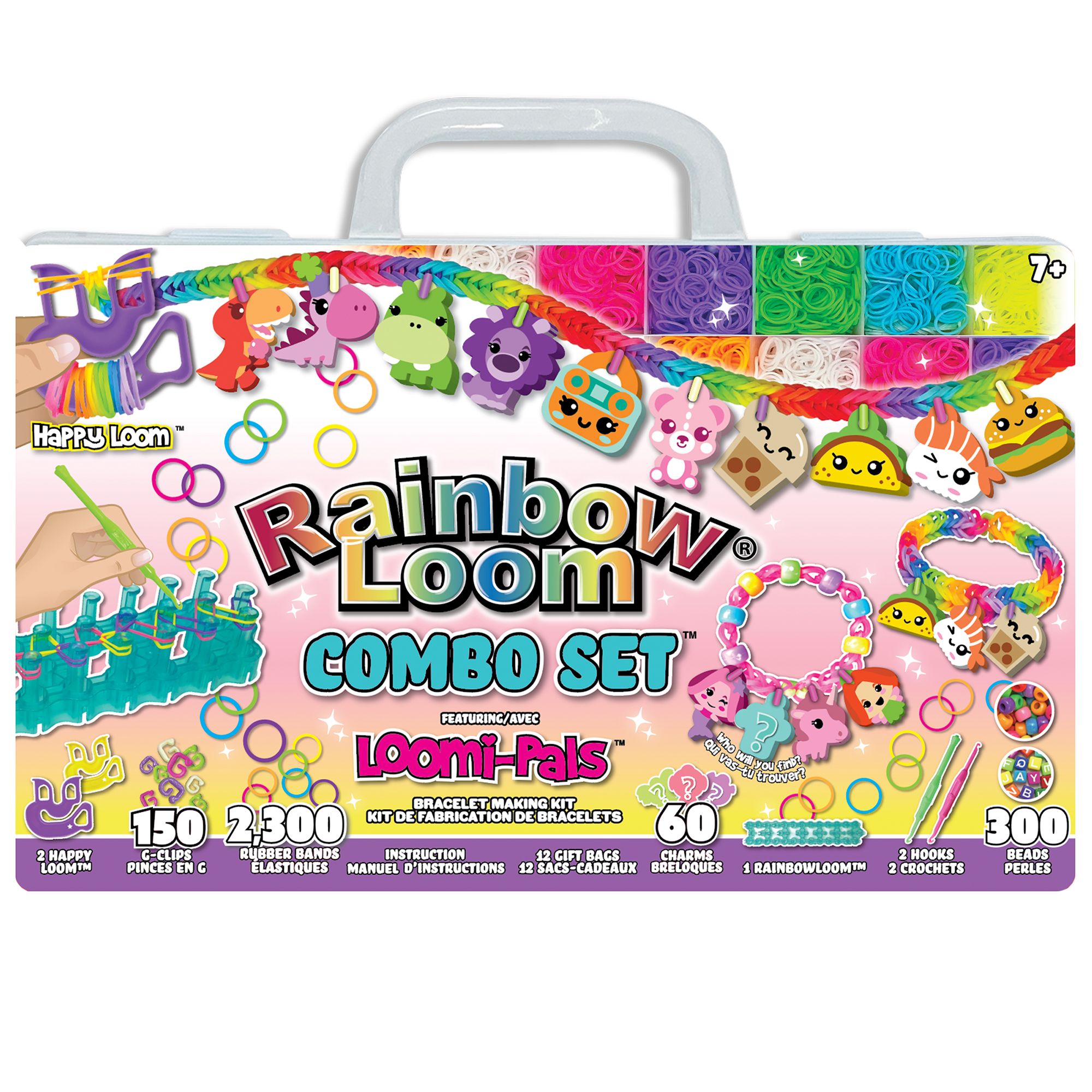 Fingerhut - Rainbow Loom Loomi-Pals Combo Set Bracelet Making Kit