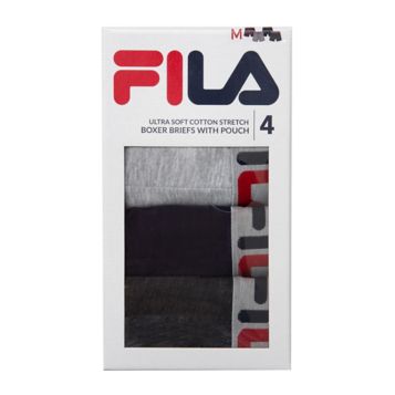 Fingerhut - Fila Men's 4-Pack Stretch Cotton-Blend Boxer Briefs