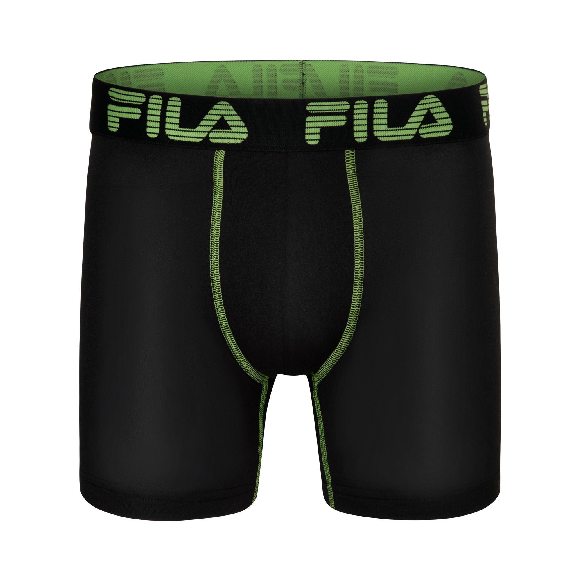 Fingerhut - Fila Men's 4-Pack Performance Microfiber No-Fly Boxer