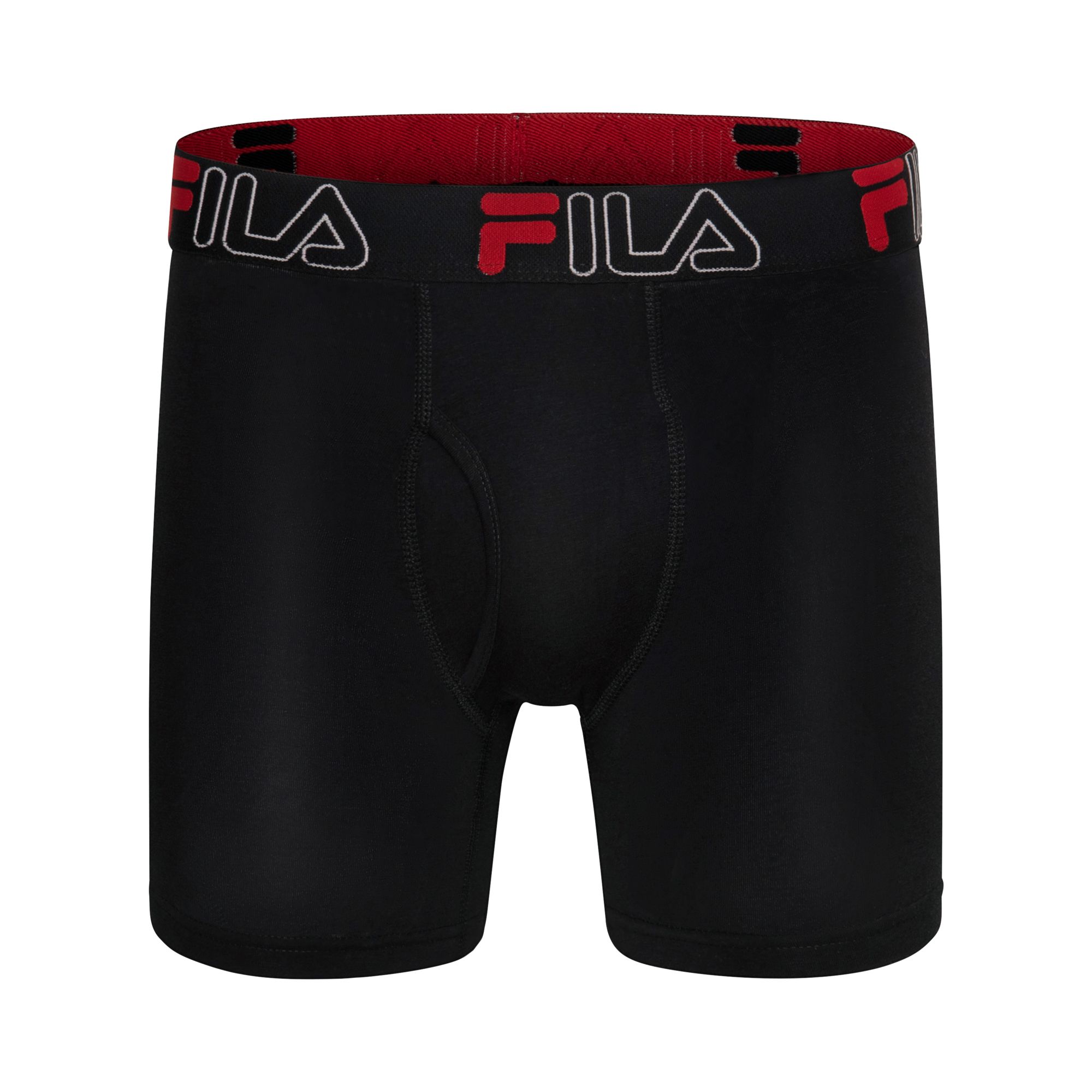 Fingerhut - Fila Men's 4-Pack Stretch Cotton-Blend Boxer Briefs