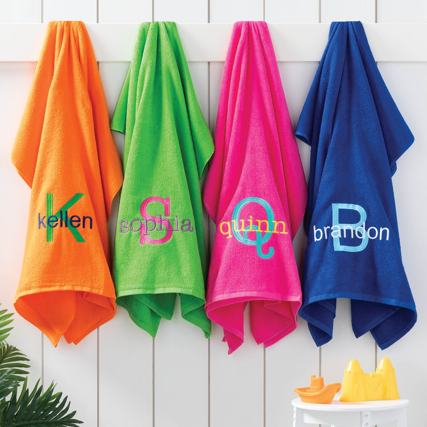 Just for Her Personalized 30x60 Kids Bath Towel