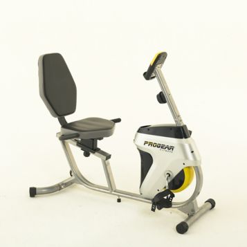 Progear 555lxt magnetic tension recumbent discount bike with goal setting computer