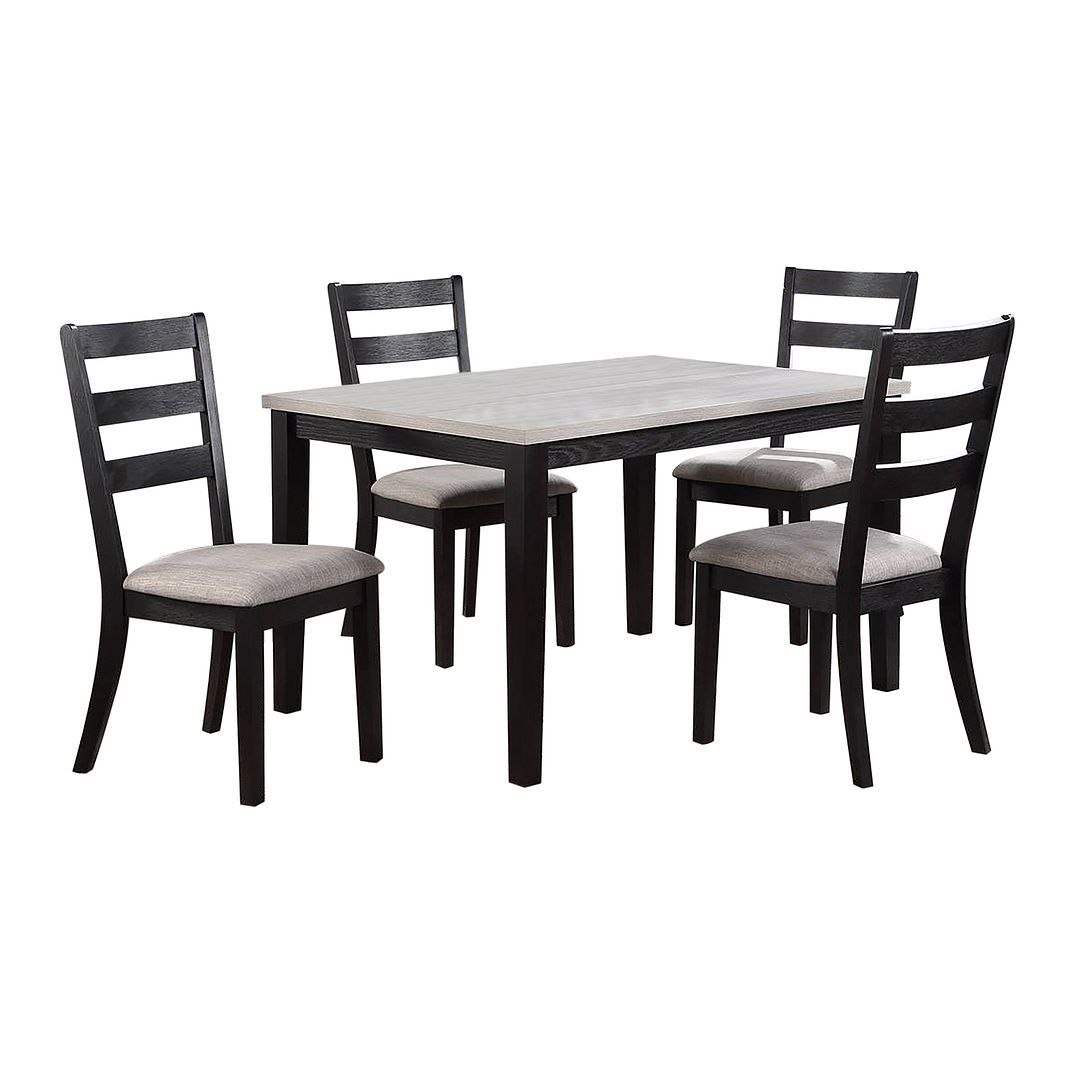 Poundex 5 deals piece dining set