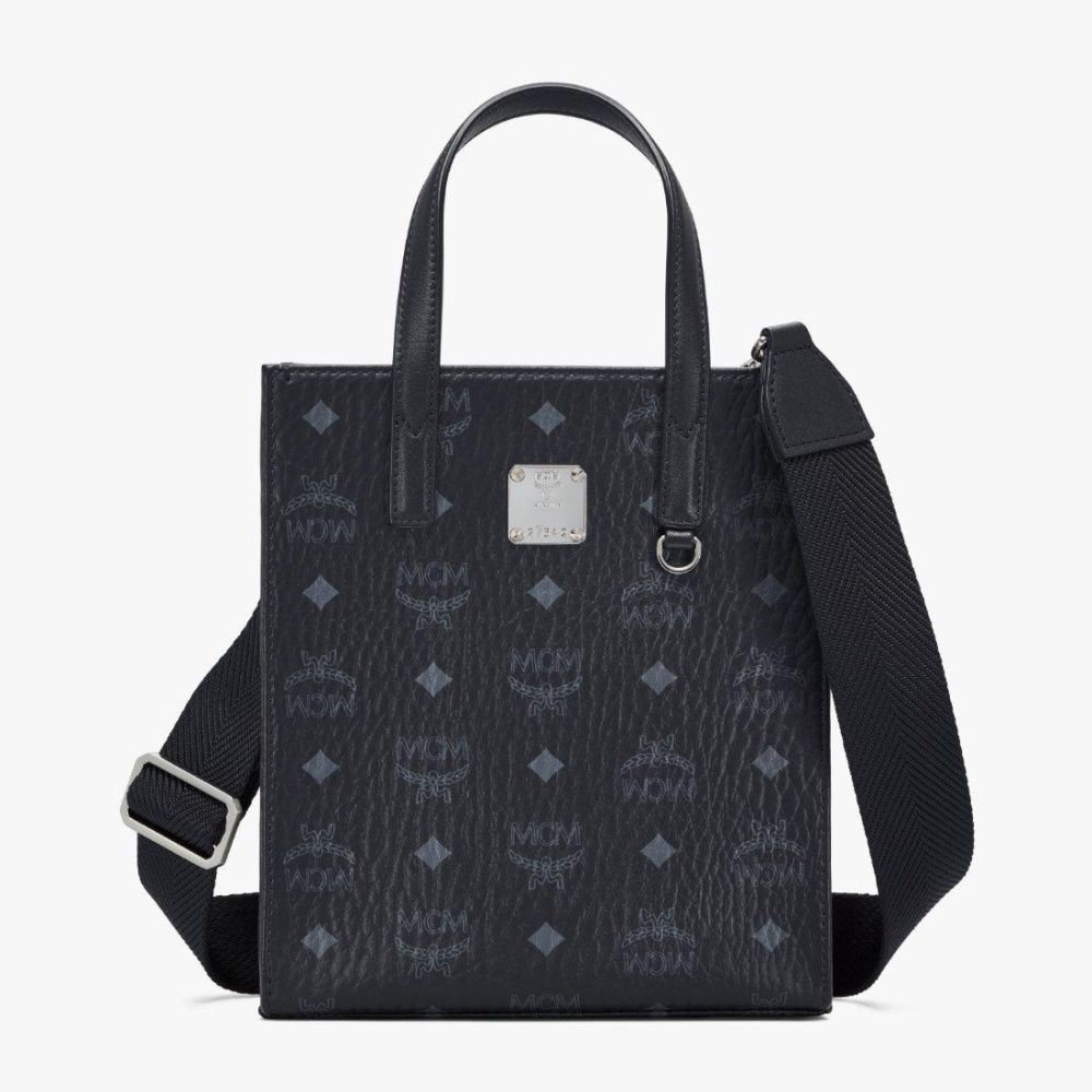 Mcm Aren Visetos Mini Tote Bag