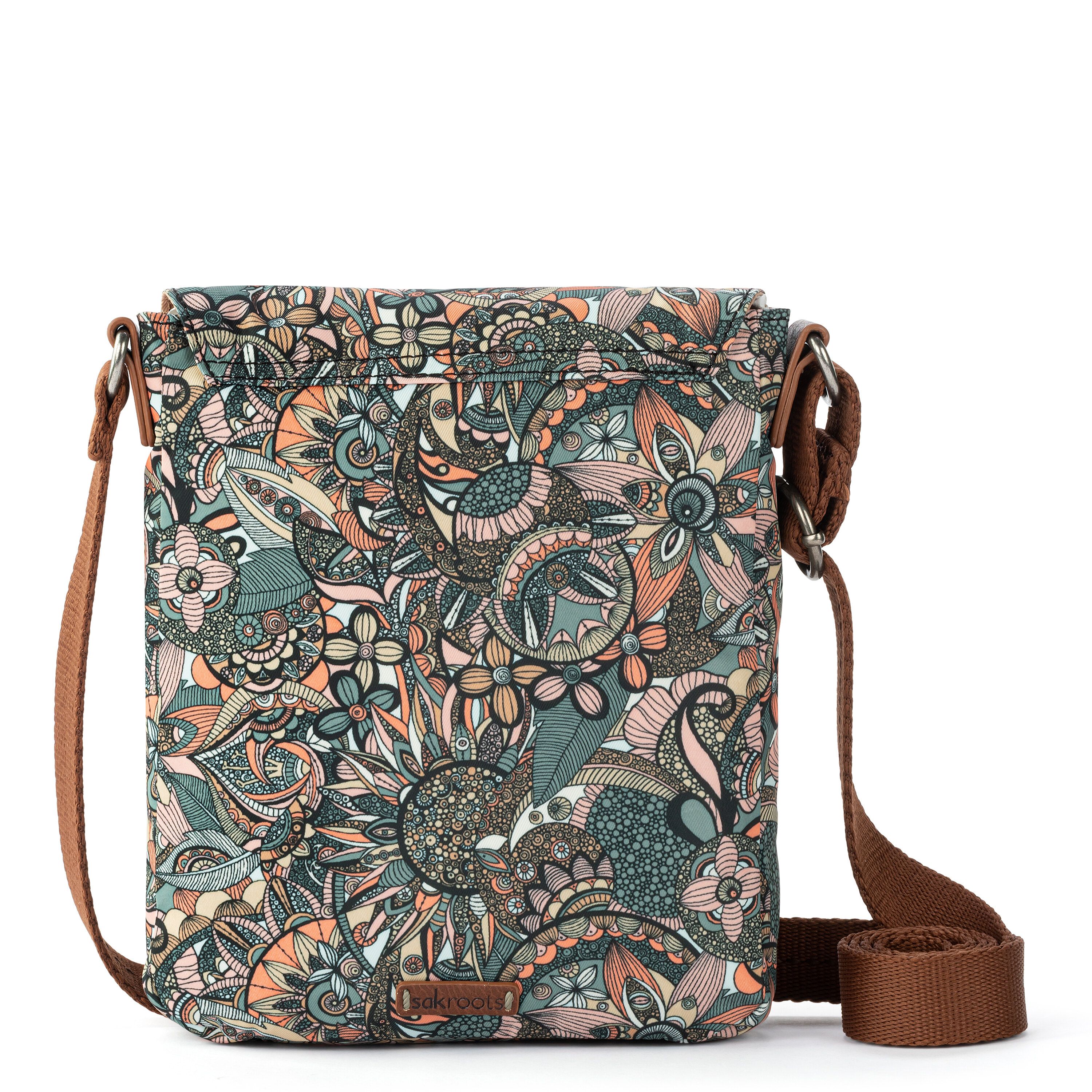 Sakroots On The Go Small Flap Messenger Crossbody Bag