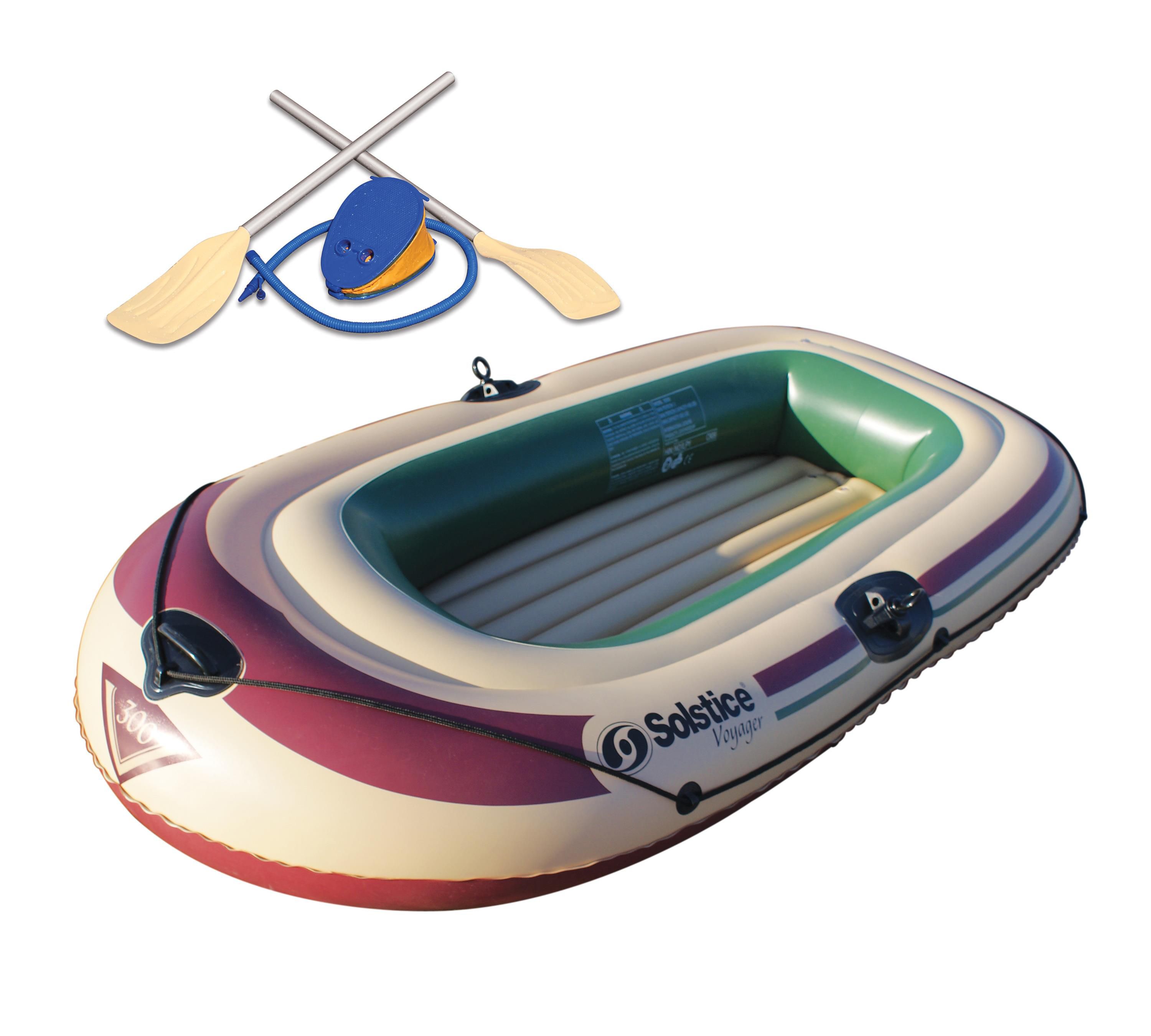  Solstice Voyager Inflatable Boat - 6-Person : Open