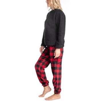 Women's sherpa pajama discount set