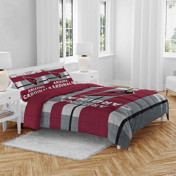 Pegasus Sports NFL Block Logo Queen 3 Piece Bed in a Bag 