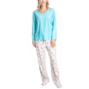 Fingerhut Goodnight Kiss Women s Pajama Set with Slippers