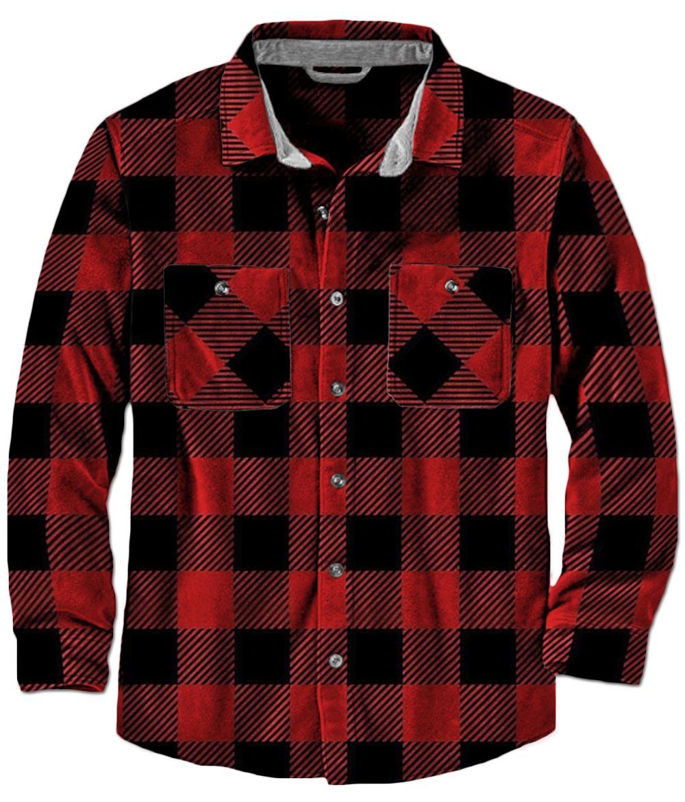 Mens micro fleece button up clearance shirts