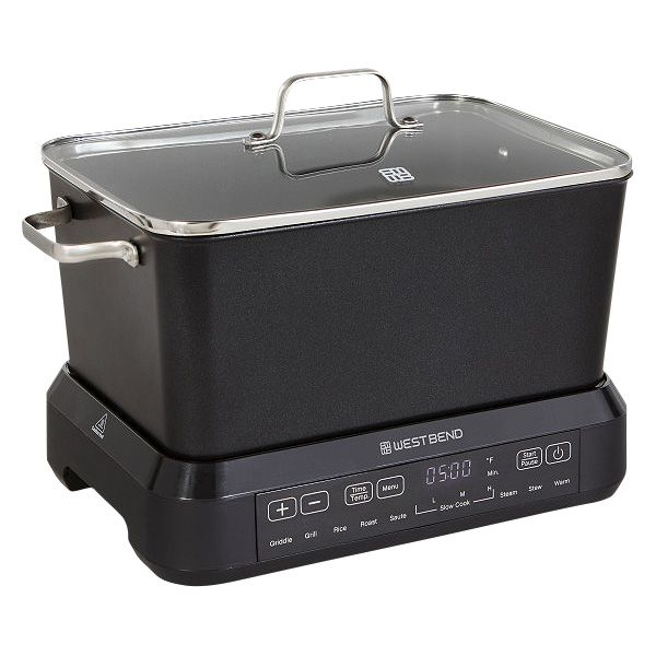 West Bend 5 Quart Oblong Slow Cooker With Travel Tote, Cookers & Steamers, Furniture & Appliances