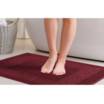 Plush Border Bath Mat