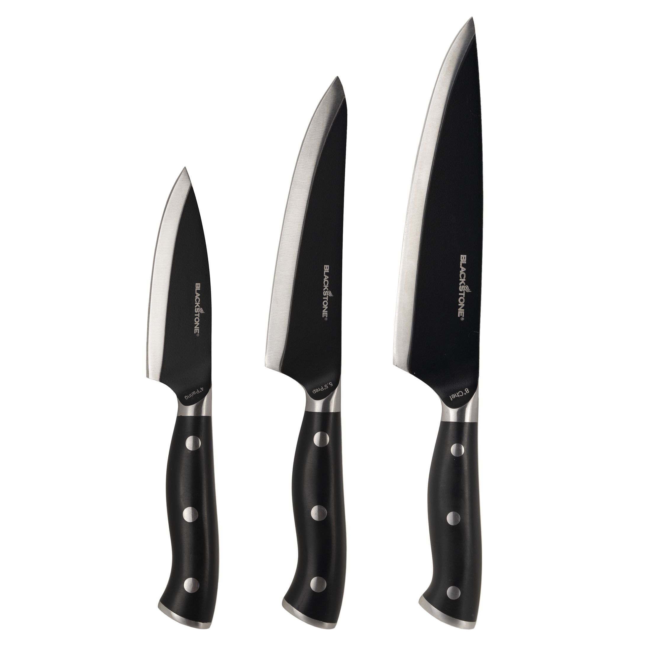 Fingerhut - Blackstone 3-Piece Prep Knife Set