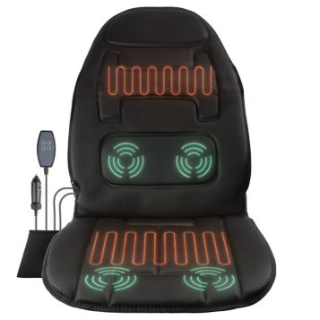 Stalwart 12V Cooling Car Seat Cushion with 6 Fans