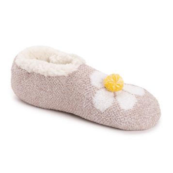 Fingerhut Muk Luks Women s Cozy Daisy Ballerina Slipper