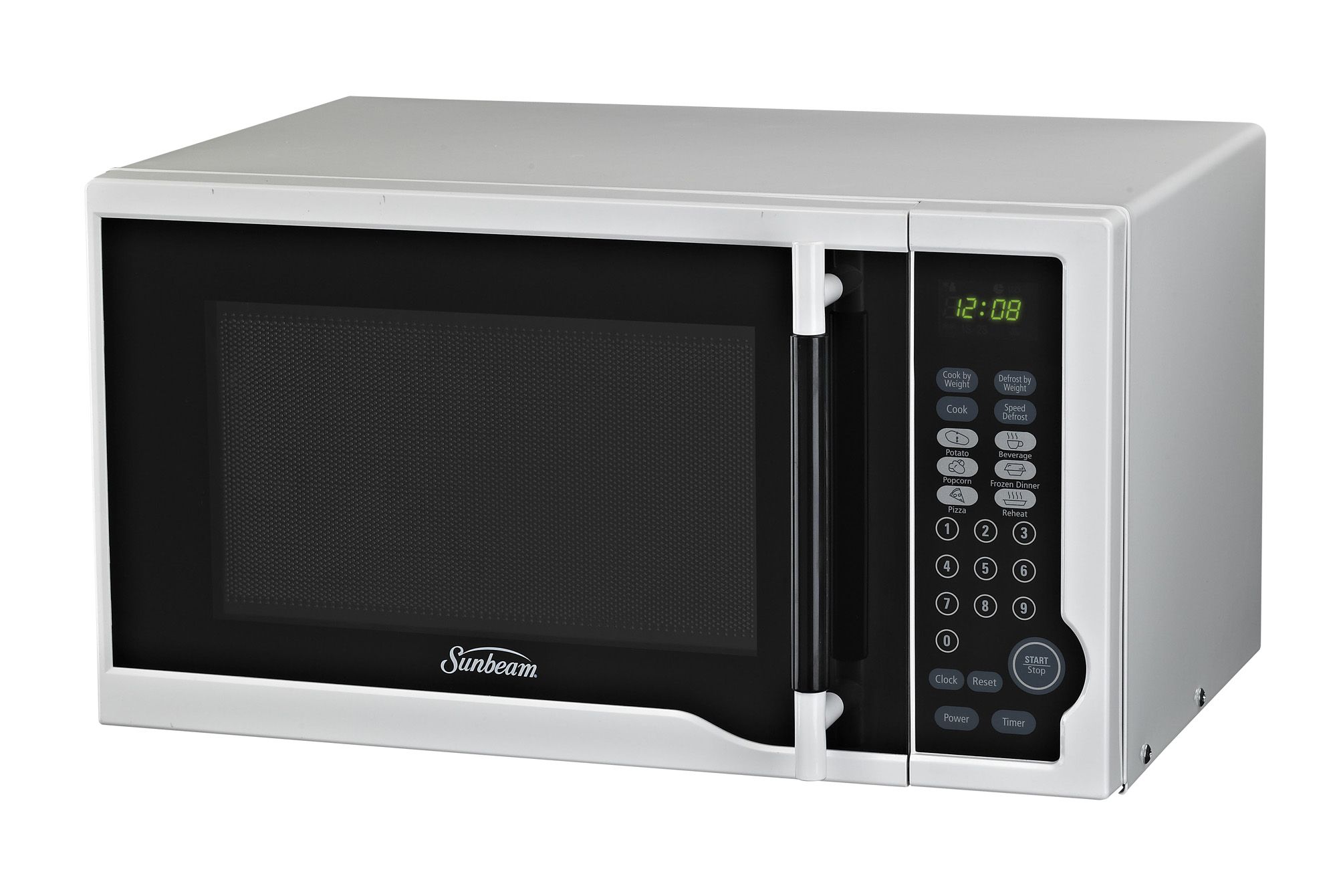 Sunbeam 0.9 Cu. Ft. Digital Microwave, Black 