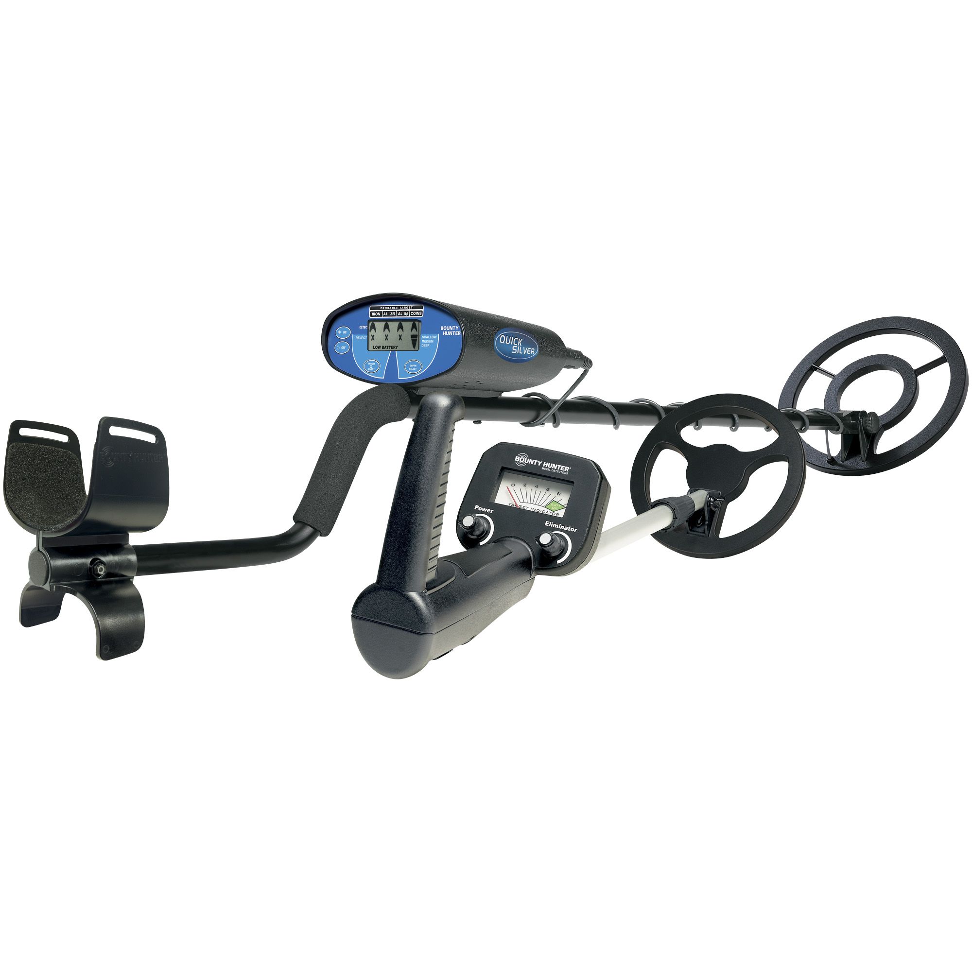 Fingerhut Bounty Hunter Quick Silver Metal Detector With Bounty Hunter Junior