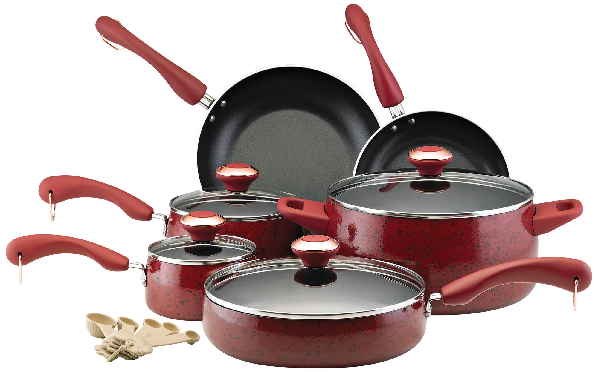 Paula Deen Porcelain cookware set in green  Cookware set, Cookware set  stainless steel, Cookware sets