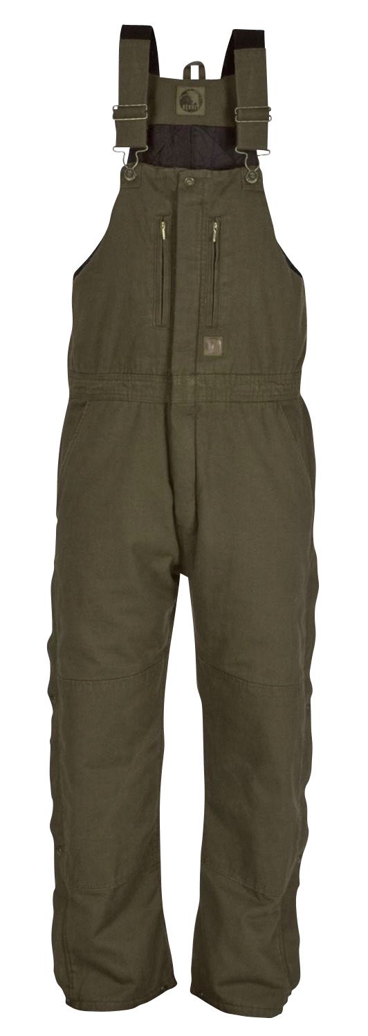 Berne Men&s Original Washed Insulated Bib Overall Bark / 2XL/Regular