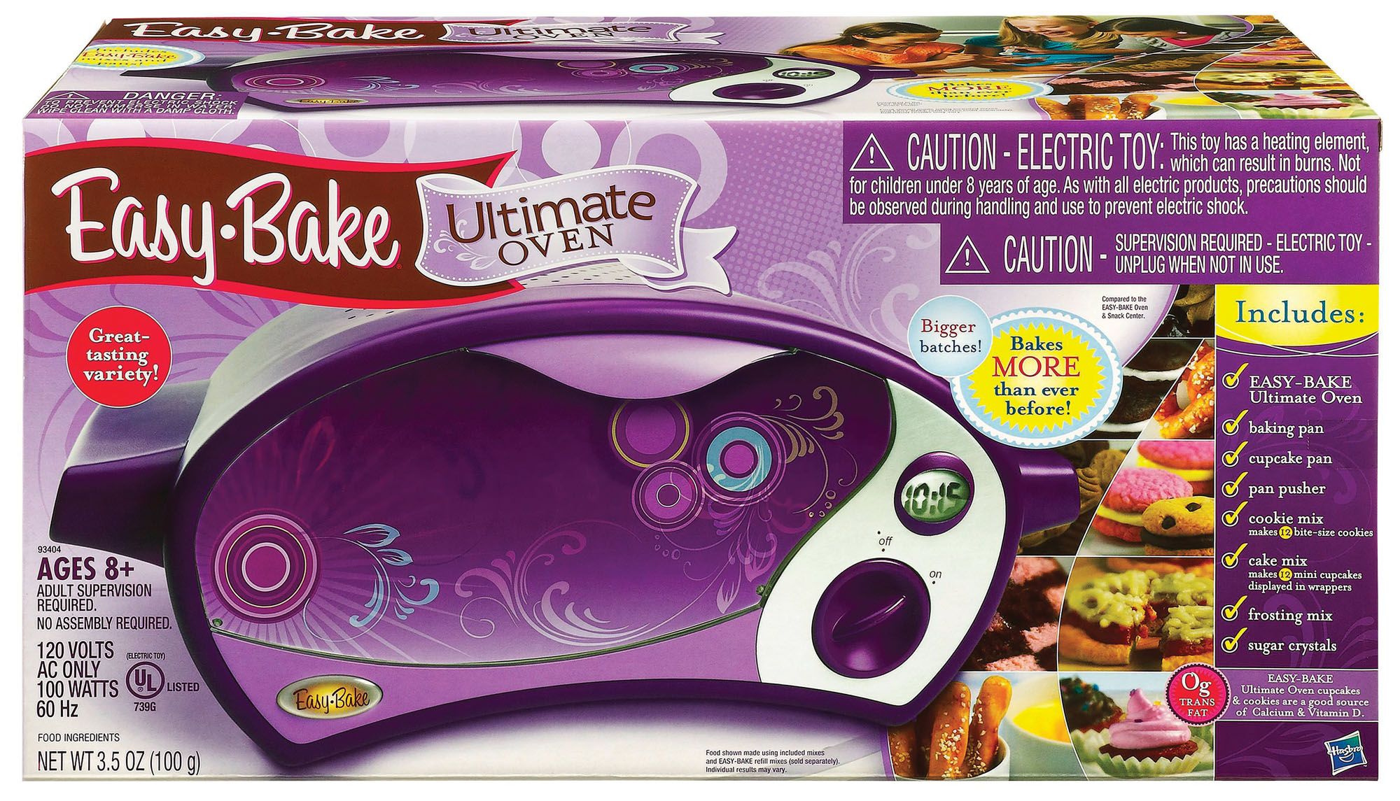 2011 Purple Hasbro Ultimate Easy Bake Oven Pre-owned for sale online 