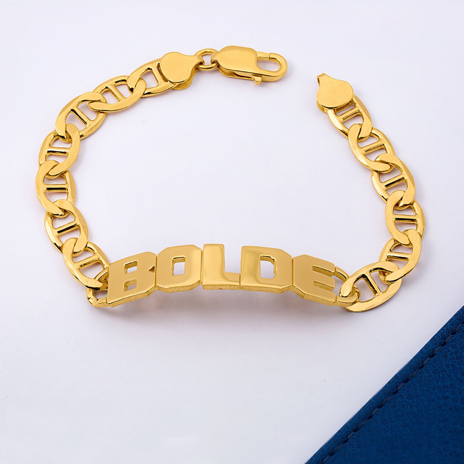 18k Gold Name Bracelet