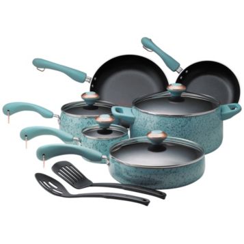 Paula Deen Porcelain cookware set in green