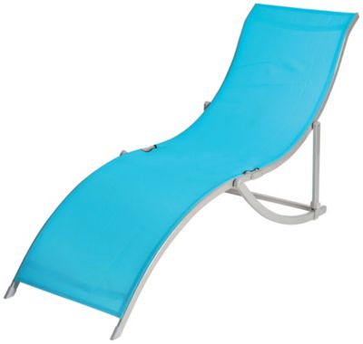 Save 20% Sunny Days Patio Lounger Caribbean Blue