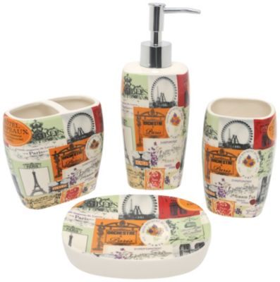 Paris Cafe 4pc Accessory Set