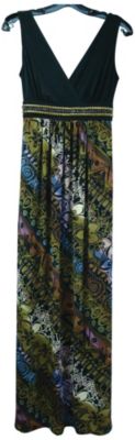 Connected Womens Surplice Maxi Dress