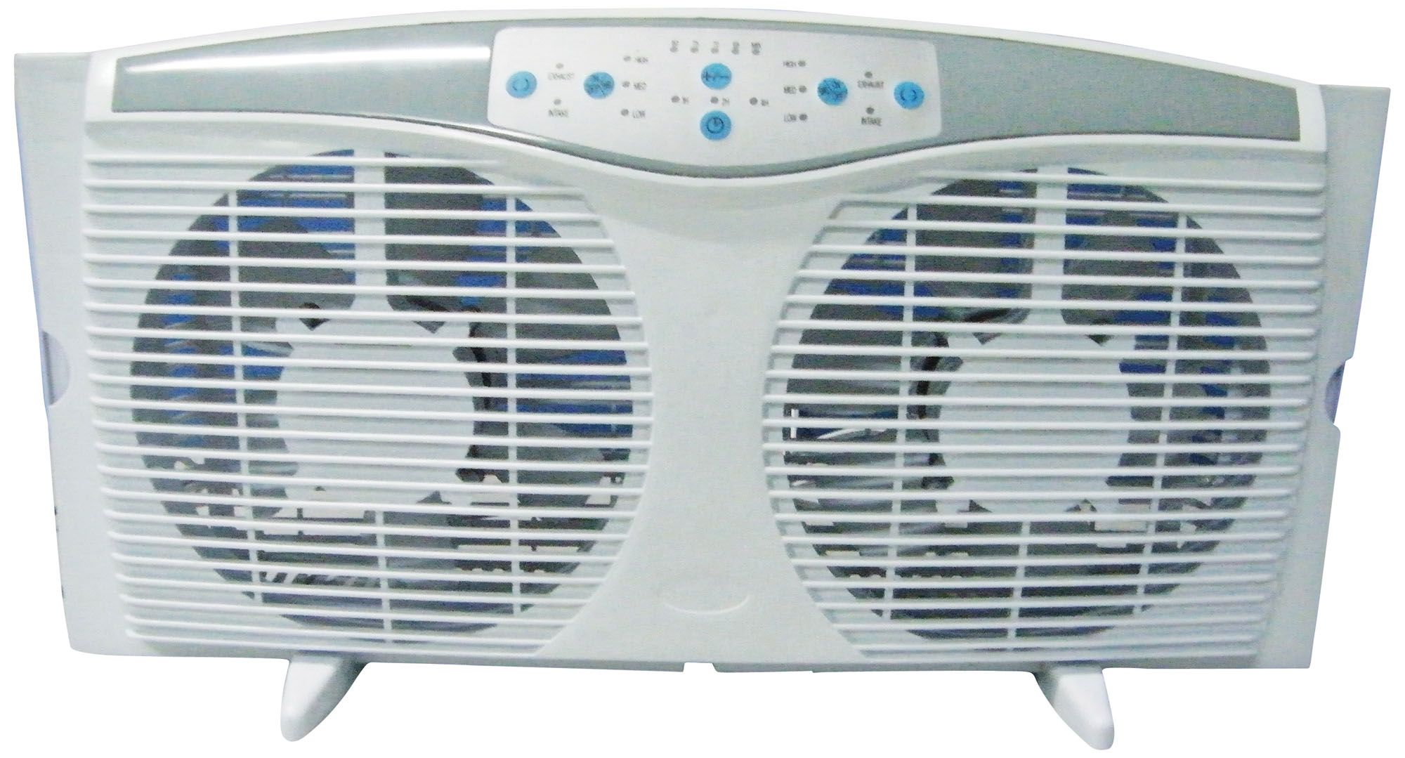 Fingerhut - Optimus Electrically Reversible Twin Window Fan