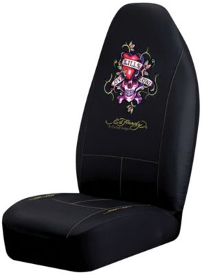 Ed Hardy Auto Seat Cover Love Kills Slowly