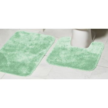 Fingerhut - Mohawk Ribbon 2pc Bath Rug Set - Terra Cotta