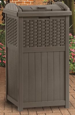 Fingerhut - Honey-Can-Do Stainless Steel Step 13-Gallon Trash Can