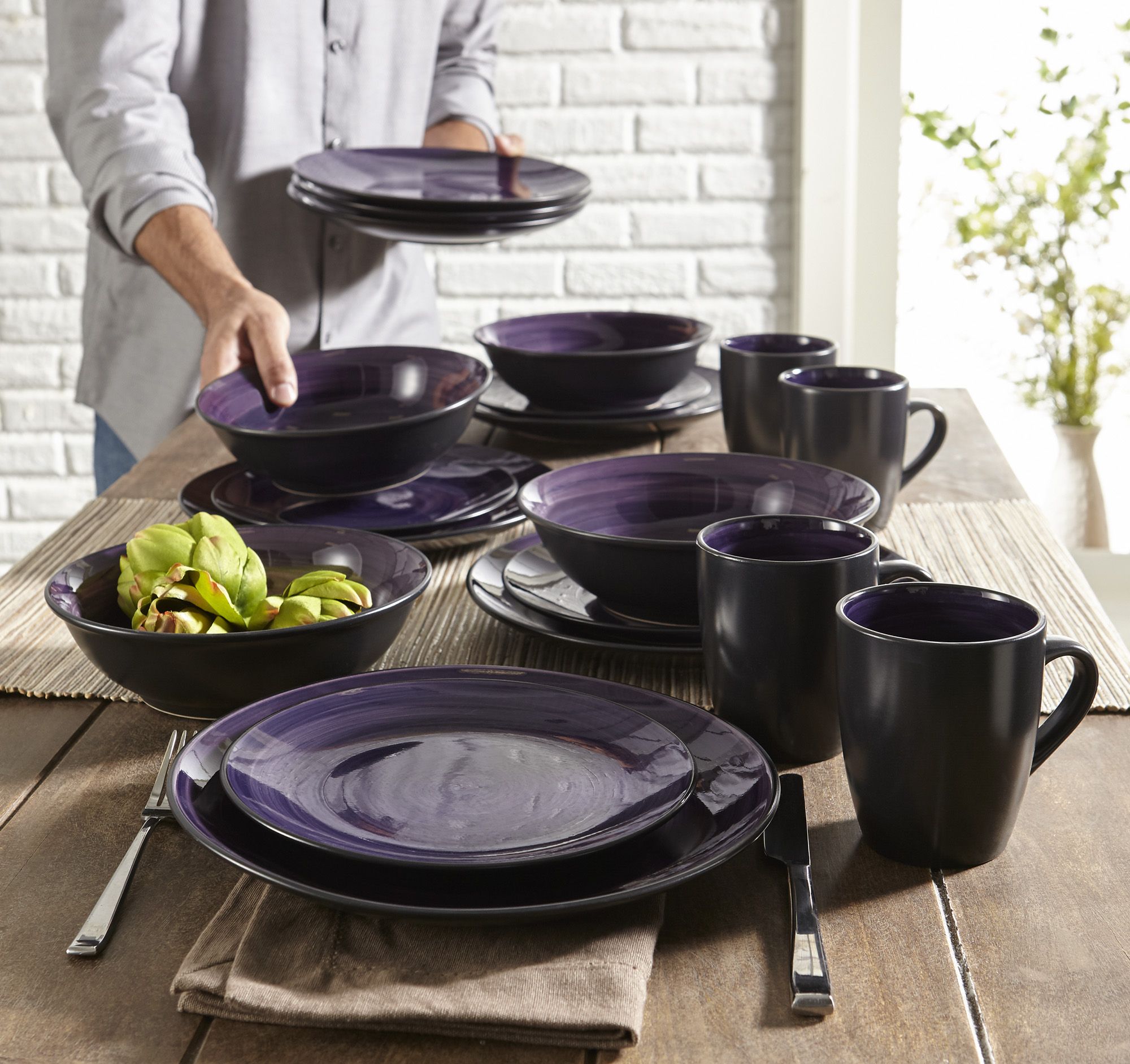 16pc Cookware Set - Purple