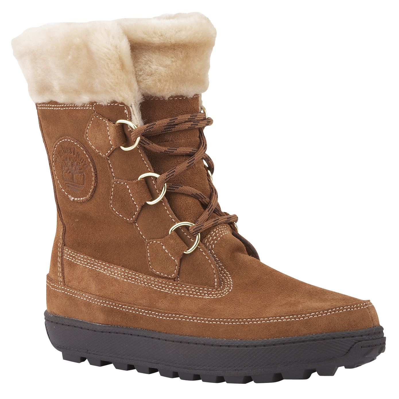 Fingerhut Timberland Womens MukLuk Imitation Fur Lace Boot