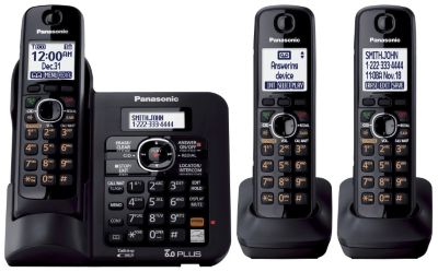 Panasonic Dect 6.0 Plus 3 Handset w/ Answering Sys