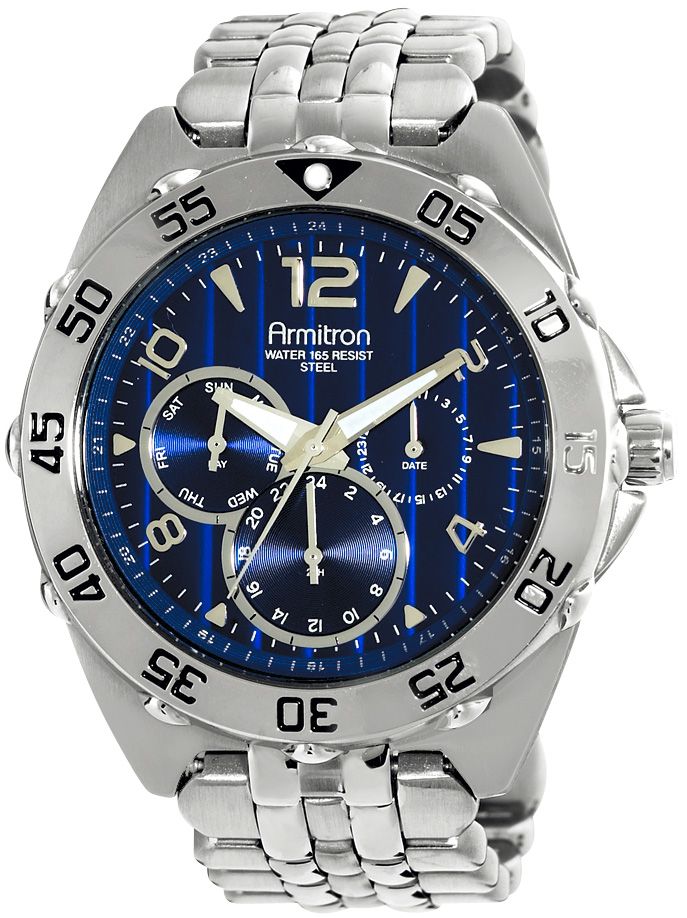 Armitron men's cheap watch blue face