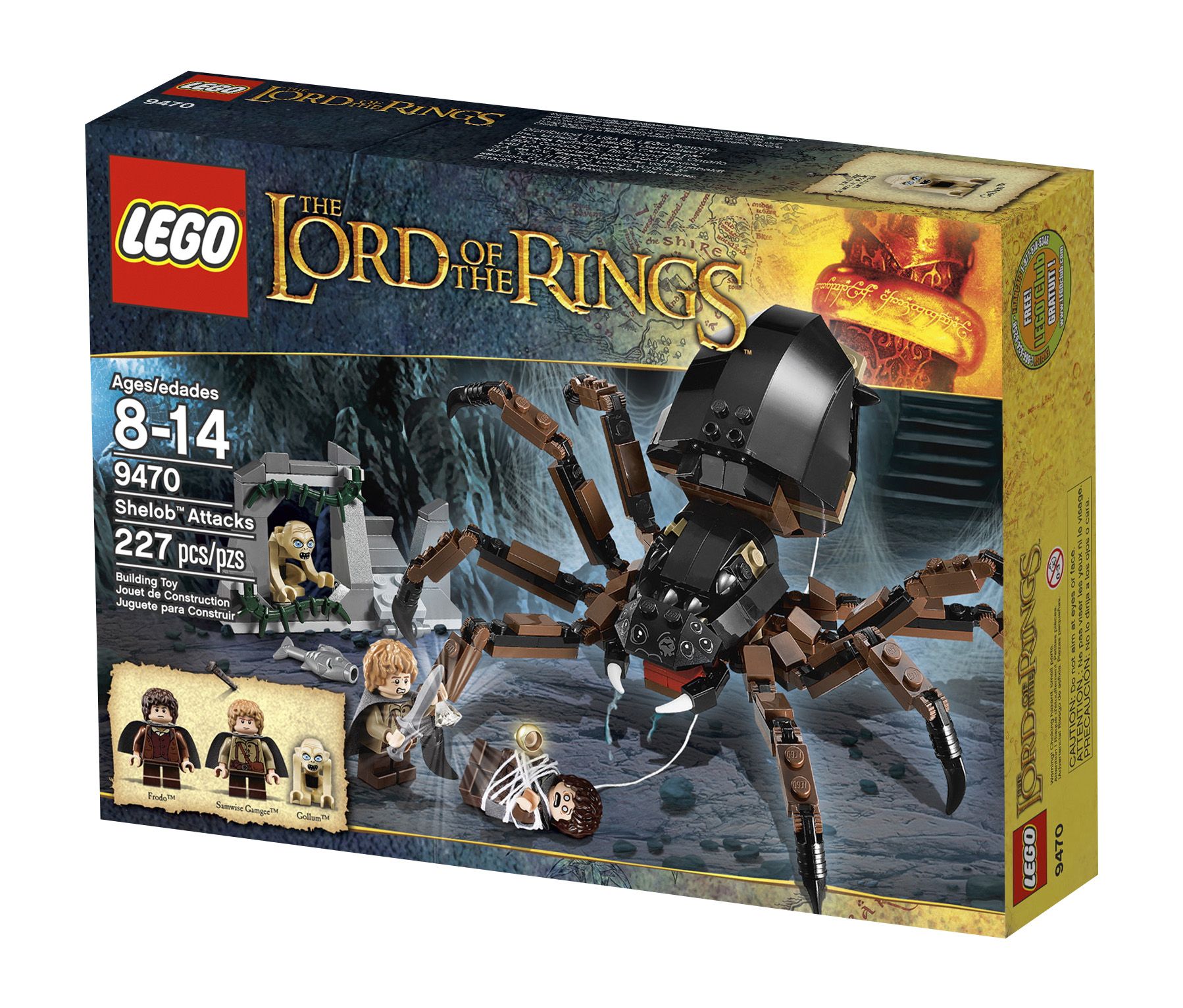 Fingerhut Lego Lord of Rings Shelob Attacks 227 Pc