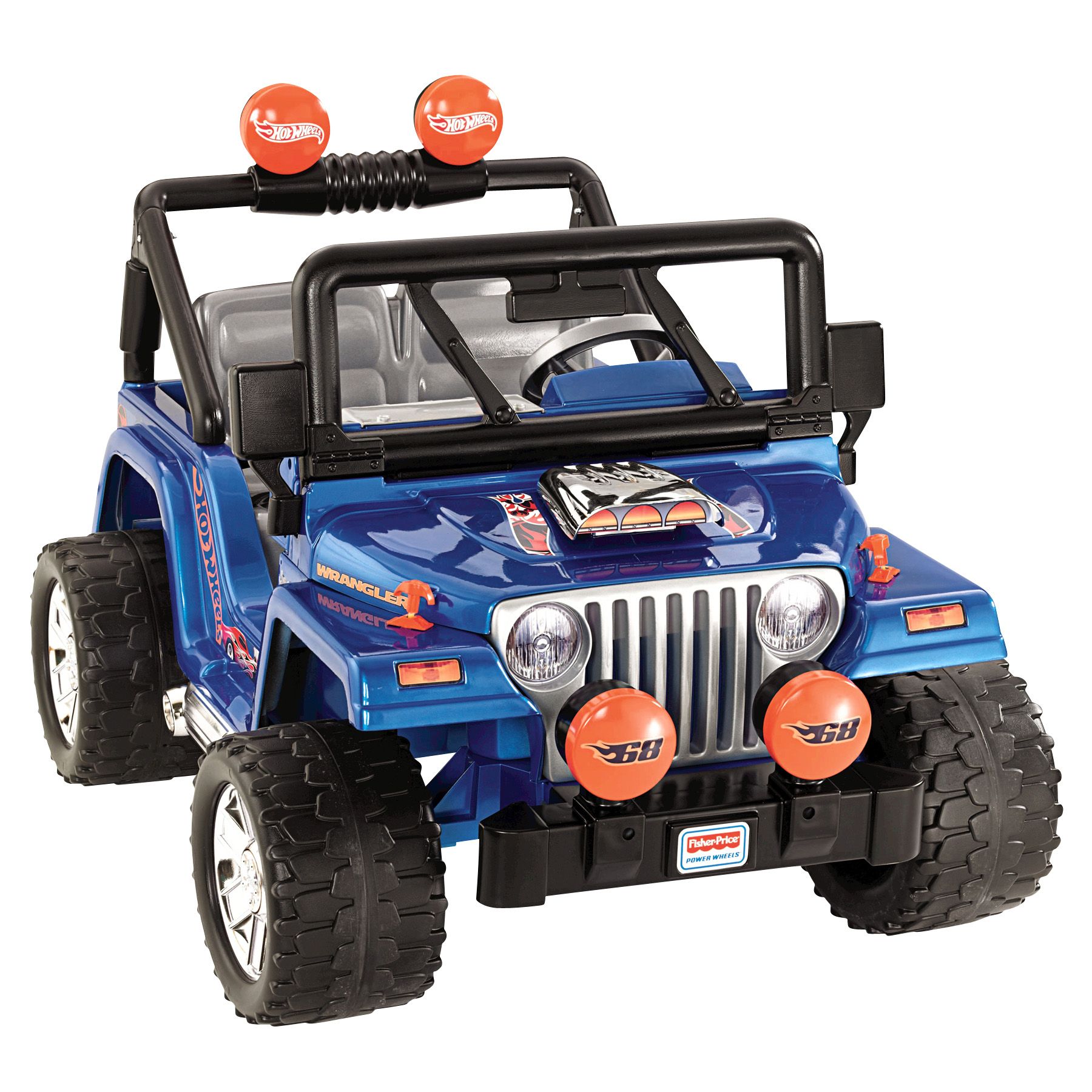 Fingerhut - Fisher-Price Power Wheels 12V Hot Wheels Jeep