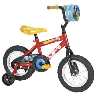 mickey mouse bicycle with training wheels