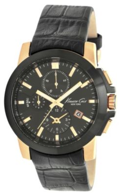 Kenneth Cole SS Rose Gold/BLack Watch