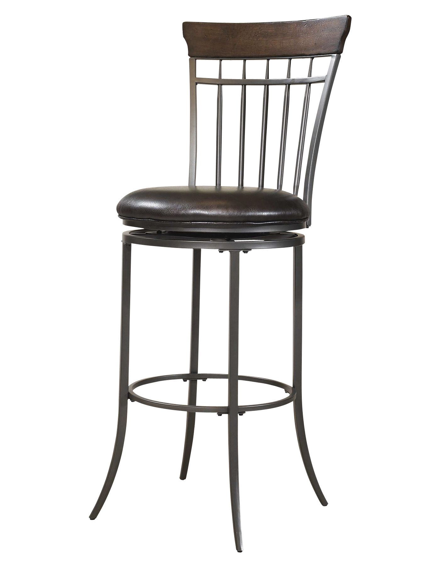 Fingerhut Set 3 Cameron Swivel Bar Stools