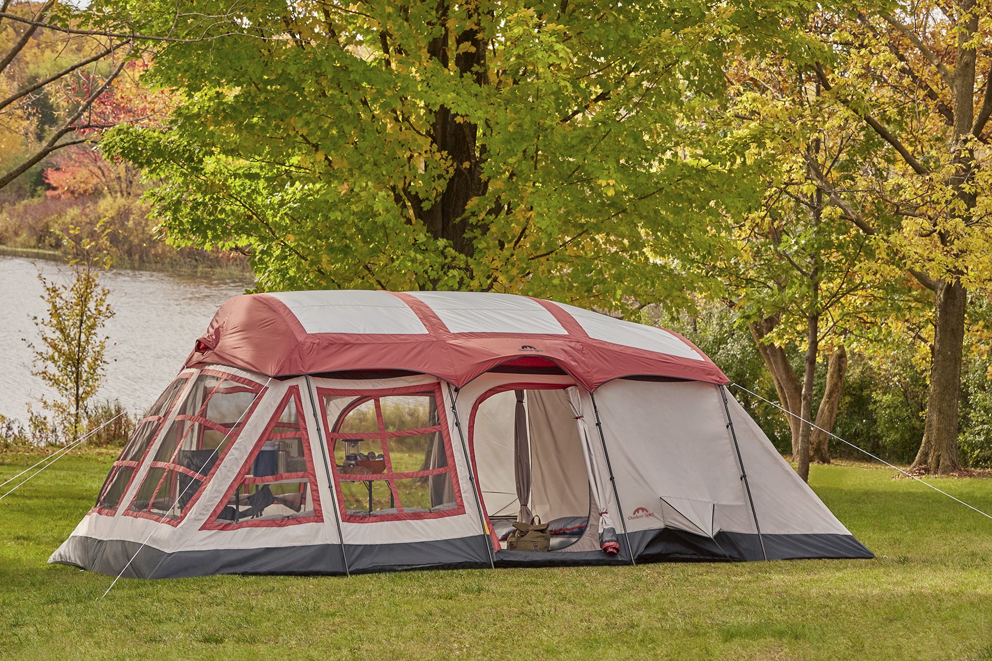 Geavanceerde vaak sensatie Fingerhut - 20' x 12' 14-Person 2-Room Cabin Dome Tent