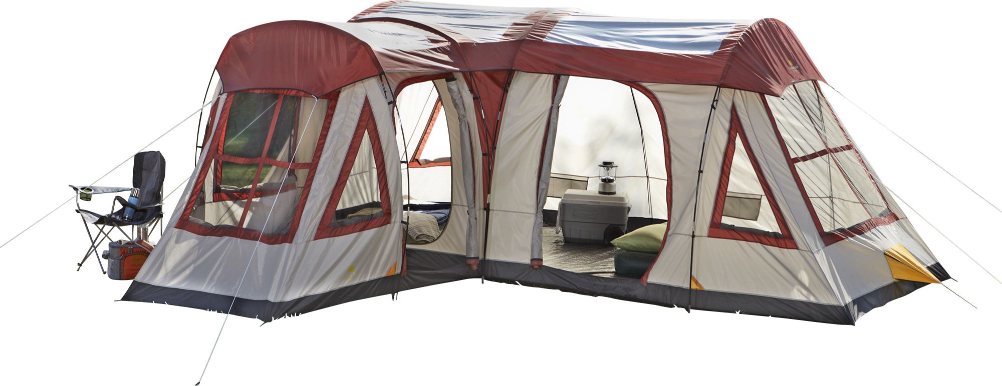 L hotsell shaped tent