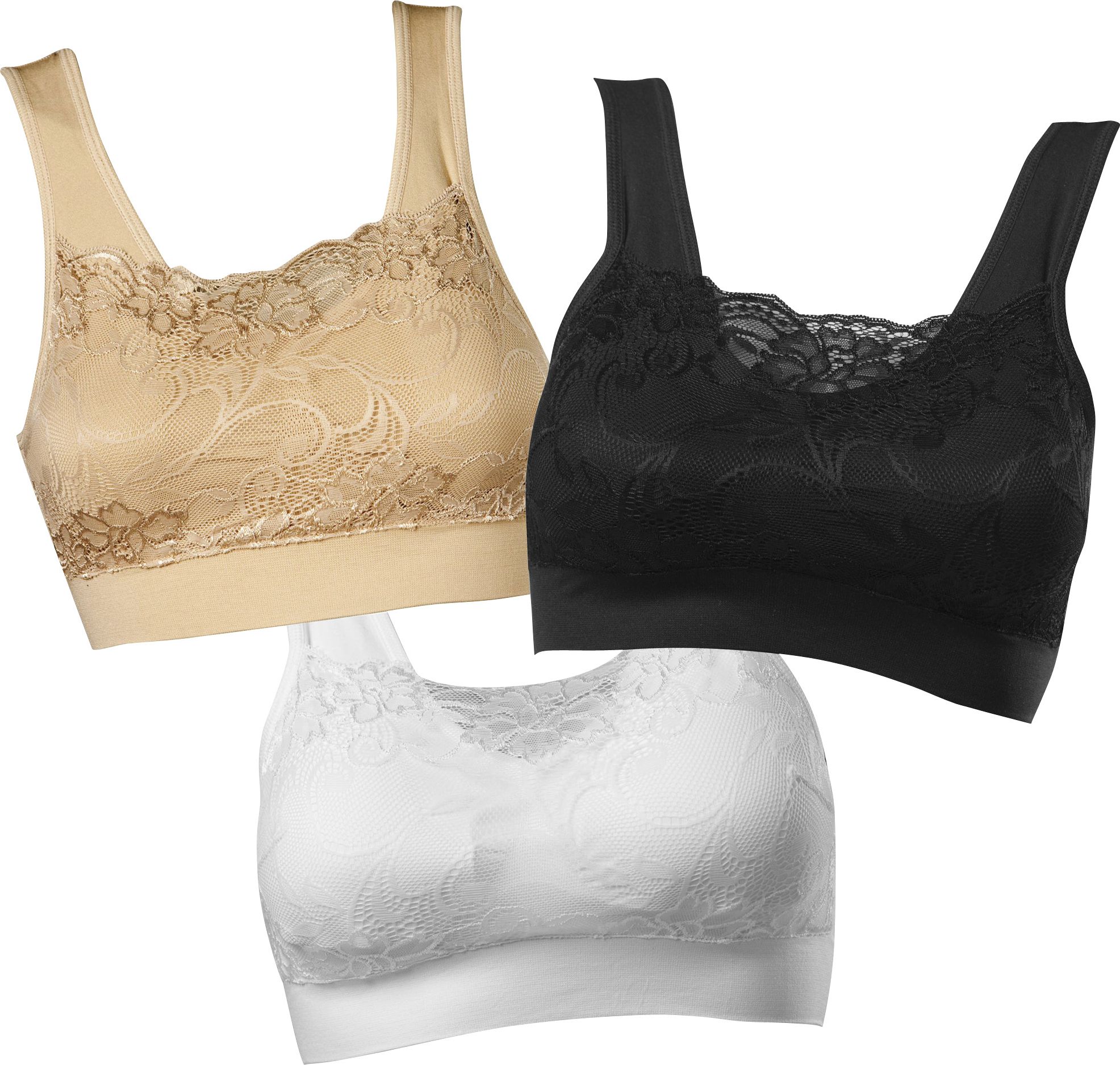 2-Pack of Genie Bras - Black and Nude Colors Malaysia