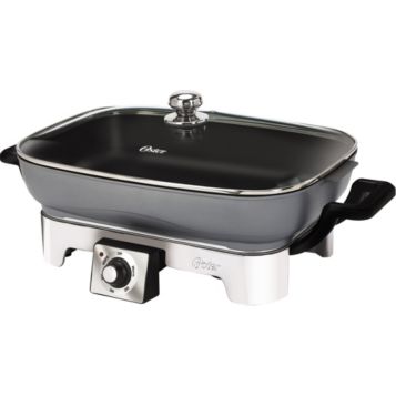 Oster Designed for Life Electric Skillet, Brushed Stainless Steel