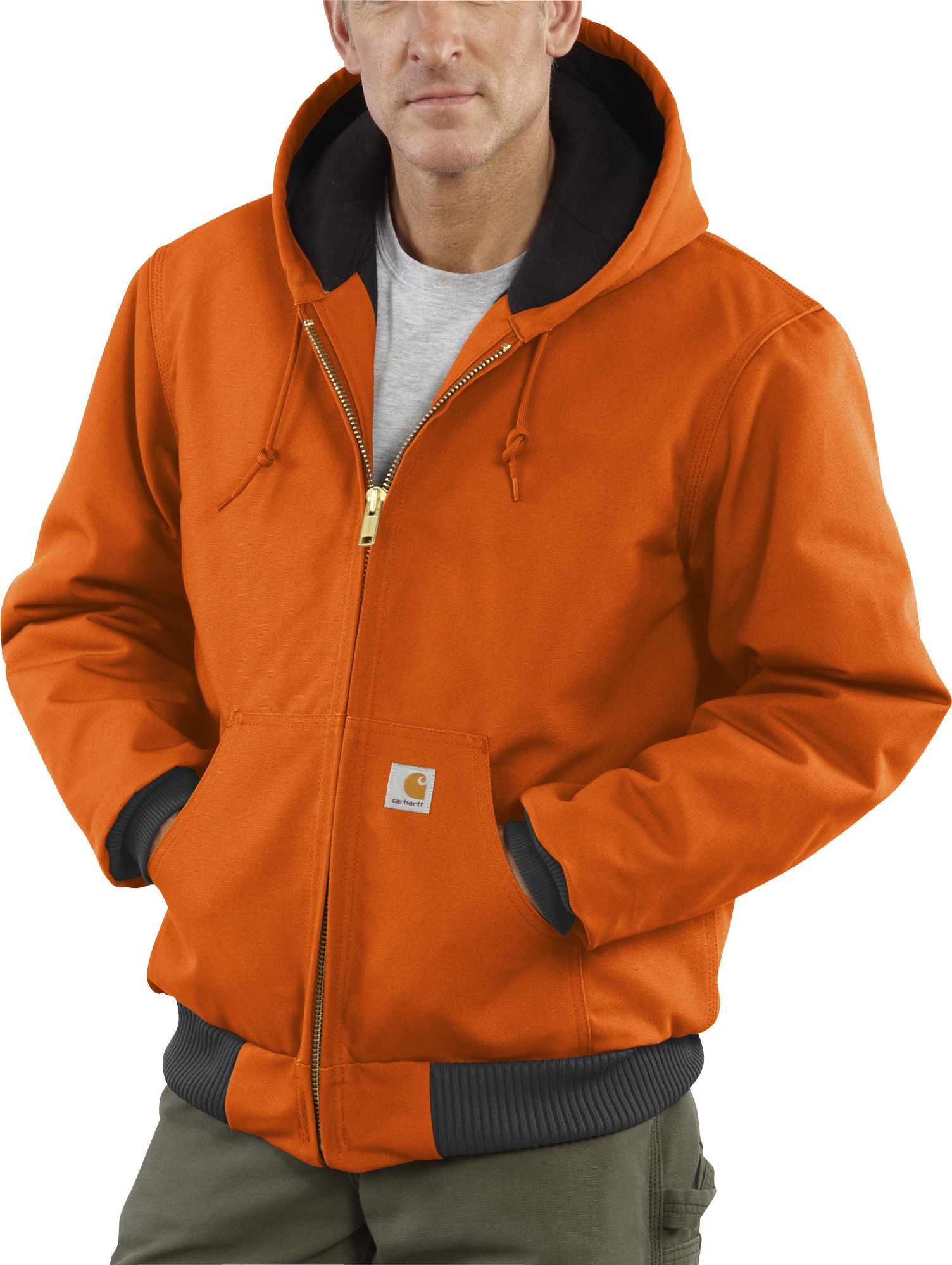 Fingerhut Carhartt Men s Duck Active Jacket Orange