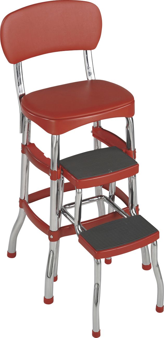 Cosco Stylaire Retro Chair Plus 2 Step Step Stool W 