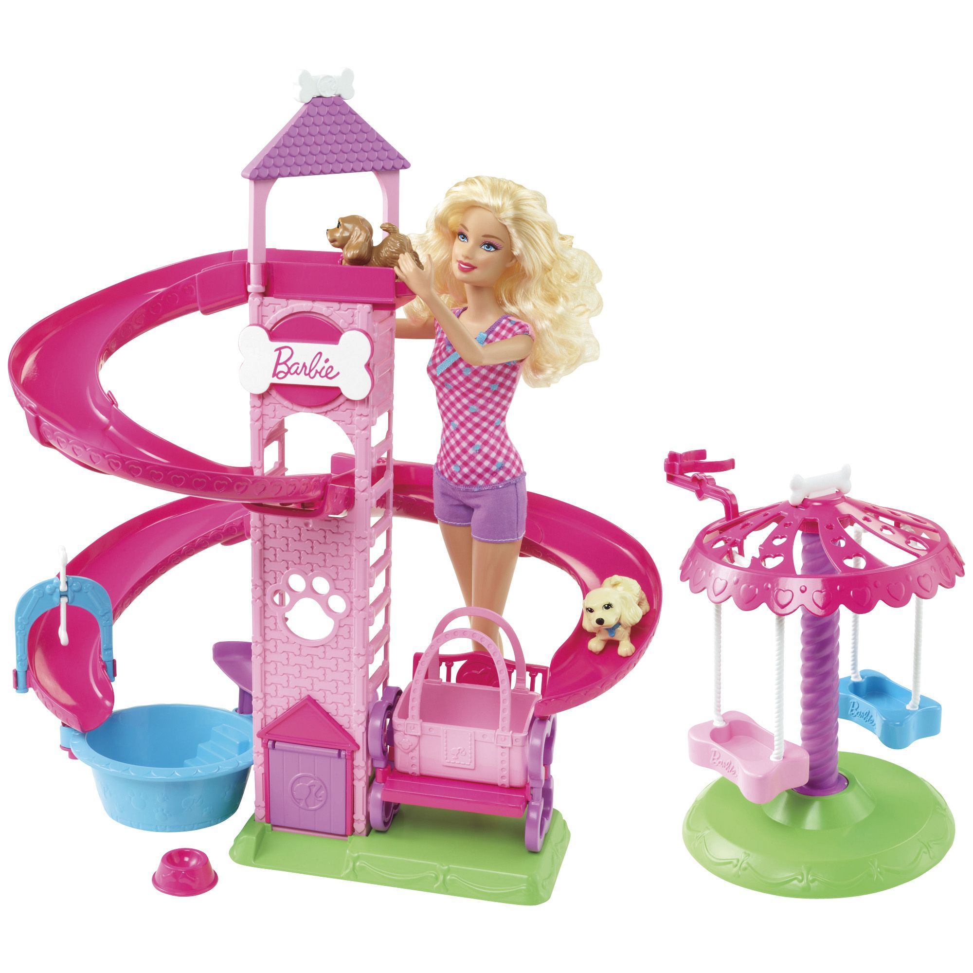 Barbie puppy hot sale play park