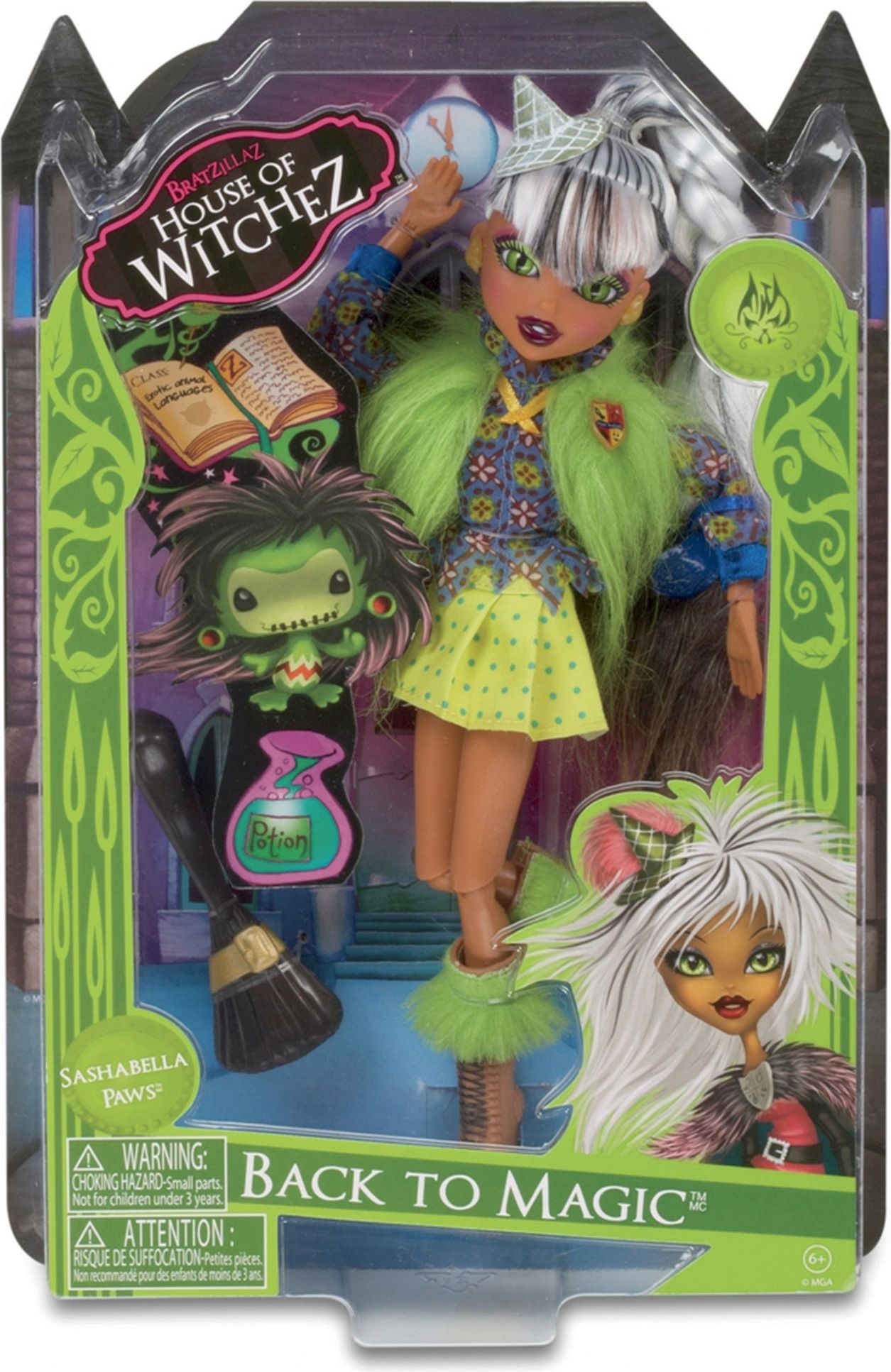Bratz-mga Bratzillaz Doll, Sashabella Paws, Great Gift for Children Ages 6,  7, 8+ 